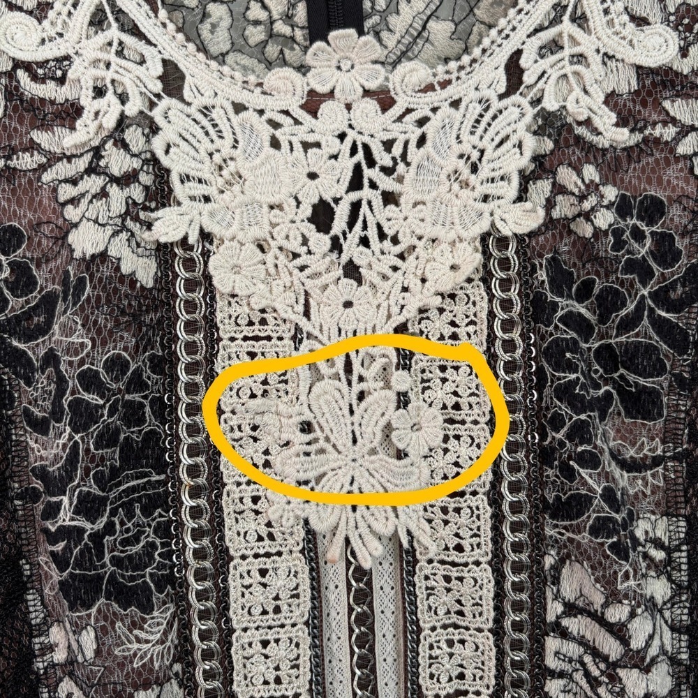 Anthropologie Beguile Byron Lars Size 0 Dress Sequins Cocktail Wedding Guest - Picture 16 of 16